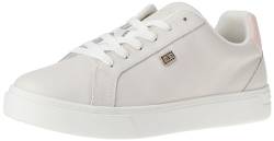 Tommy Hilfiger Damen Court-Sneaker Schuhe, Beige (Misty Coast), 37 EU von Tommy Hilfiger