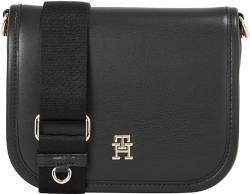 Tommy Hilfiger Damen Crossbody Bag Tasche City Crossover Kunstleder, Schwarz (Black), Onesize von Tommy Hilfiger