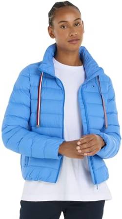 Tommy Hilfiger Damen Daunenjacke Packable Padded Jacket Winter, Blau (Blue Spell), XL von Tommy Hilfiger