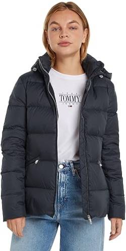 Tommy Hilfiger Damen Daunenjacke Recycled Down Jacket Winter, Schwarz (Black), XXL von Tommy Hilfiger