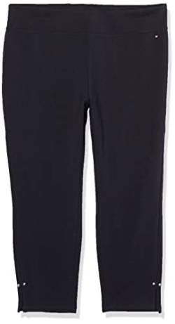 Tommy Hilfiger Damen Dehnbare Leggings mit Bauchkontrolle Lässige Hose, Sky Capt, 3X von Tommy Hilfiger