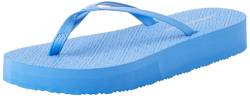Tommy Hilfiger Damen Flip Flops Beach Sandal Badeschuhe, Blau (Blue Spell), 36 von Tommy Hilfiger