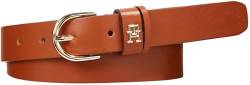 Tommy Hilfiger Damen Gürtel Essential Effortless 2.5 Ledergürtel, Braun (Tan), 120 cm von Tommy Hilfiger