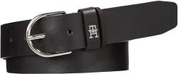 Tommy Hilfiger Damen Gürtel Essential Effortless 3.5 Ledergürtel, Schwarz (Black), 130 von Tommy Hilfiger