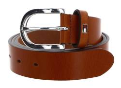 Tommy Hilfiger Damen Gürtel New Danny Belt Ledergürtel, Braun (Cognac), 95 von Tommy Hilfiger