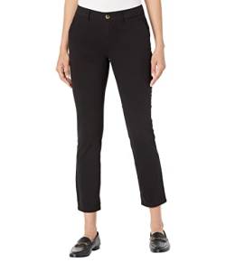 Tommy Hilfiger Damen Hampton Chino Pant-SOLID Unterhose, schwarz, 42 (Herstellergröße: 10) von Tommy Hilfiger