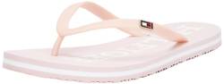 Tommy Hilfiger Damen Hilfiger Strap Beach Sandal FW0FW07901 Flip-Flop, Rosa (Whimsy Pink), 39 EU von Tommy Hilfiger