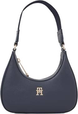 Tommy Hilfiger Damen Hobo Bag Tasche Essential Shoulder Corp Klein, Mehrfarbig (Space Blue), Onesize von Tommy Hilfiger