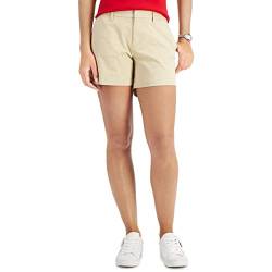 Tommy Hilfiger Damen Hollywood Chino, 12,7 cm Lässige Shorts, Khaki, 36 von Tommy Hilfiger