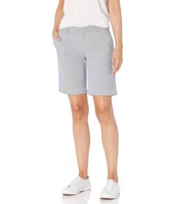 Tommy Hilfiger Damen Hollywood Chino, 22,9 cm Lässige Shorts, Blau/Weiß, 40 von Tommy Hilfiger