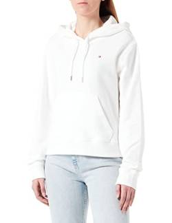 Tommy Hilfiger Damen Hoodie 1985 Modern Terry mit Kapuze, Weiß (Ecru), L von Tommy Hilfiger