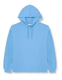 Tommy Hilfiger Damen Hoodie Crv Reg Flag On Chest Hoodie mit Kapuze, Blau (Blue Spell), 54 von Tommy Hilfiger