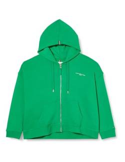 Tommy Hilfiger Damen Hoodie mit Reißverschluss 1985 Zipper, Grün (Olympic Green), 46 von Tommy Hilfiger