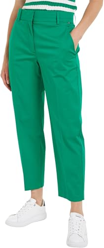 Tommy Hilfiger Damen Hose Chino Slim Fit, Grün (Olympic Green), 36 von Tommy Hilfiger