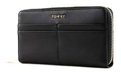 Tommy Hilfiger Damen ICONIC TOMMY LARGE ZA Kleine Lederwaren, Schwarz, One Size von Tommy Hilfiger