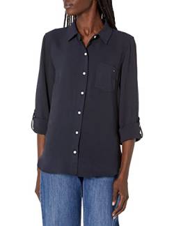 Tommy Hilfiger Damen J2hm7530-syz-xl Hemd mit Button-Down-Kragen, Sky Capt, XX-Large von Tommy Hilfiger