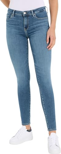 Tommy Hilfiger Damen Jeans Flex Como Skinny Fit, Blau (Mel), 26W / 28L von Tommy Hilfiger