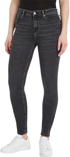 Tommy Hilfiger Damen Jeans Flex Como Skinny Fit, Schwarz (Jax), 26W / 30L von Tommy Hilfiger