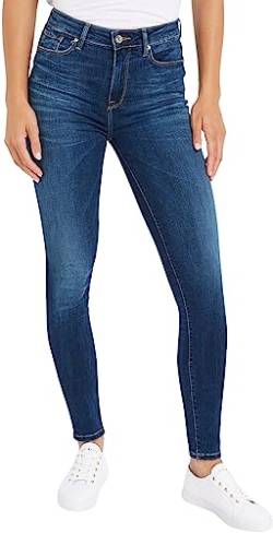 Tommy Hilfiger Damen Jeans Heritage Como Skinny RW Stretch, Blau (Doreen), 25W / 32L von Tommy Hilfiger