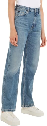 Tommy Hilfiger Damen Jeans Relaxed Straight High Waist, Blau (Will), 33W/30L von Tommy Hilfiger