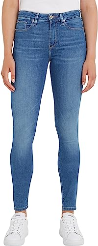 Tommy Hilfiger Damen Jeans TH Flex Como Skinny Stretch, Blau (Izzy), 25W / 30L von Tommy Hilfiger