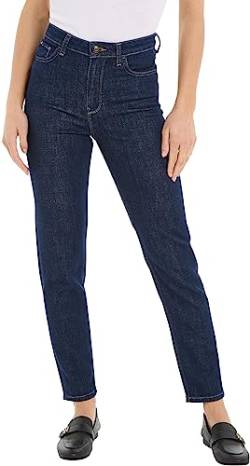 Tommy Hilfiger Damen Jeans Tapered High Waist, Blau (Rue), 34W / 30L von Tommy Hilfiger