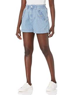 Tommy Hilfiger Damen Jeansshorts mit elastischem Bund Jeans-Shorts, Naomi Wash, X-Klein von Tommy Hilfiger