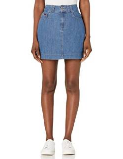 Tommy Hilfiger Damen Kurzer Rock, Mini-Jeansröcke Jeans-Shorts, Zuri Wash, 30 von Tommy Hilfiger