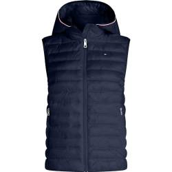 Tommy Hilfiger Damen LW Padded GLOBAL Stripe Vest WW0WW42051 Weste, Blau (Desert Sky), M von Tommy Hilfiger