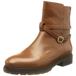 Tommy Hilfiger Damen Leather Belt Low Boot FW0FW06658 Niedrige Stiefel, Braun (Winter Cognac), 41 EU von Tommy Hilfiger