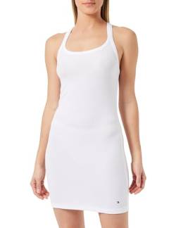 Tommy Hilfiger Damen Nachthemd Kurzarm, Weiß (White), XL von Tommy Hilfiger
