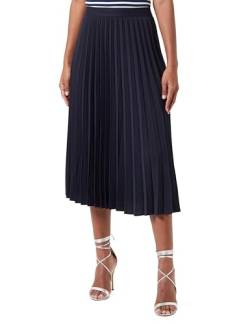 Tommy Hilfiger Damen Rock Fluid Pleated Skirt Midi-Länge, Blau (Desert Sky), 36 von Tommy Hilfiger