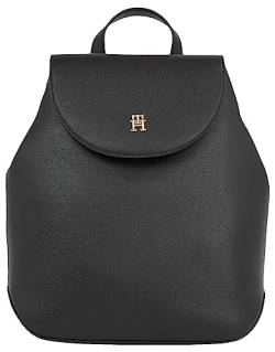 Tommy Hilfiger Damen Rucksack Staple Handgepäck, Schwarz (Black), Onesize von Tommy Hilfiger