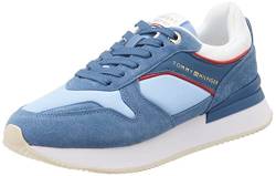 Tommy Hilfiger Damen Runner Sneaker Elevated Feminine Runner Sportschuhe, Blau (Blue Coast), 36 EU von Tommy Hilfiger