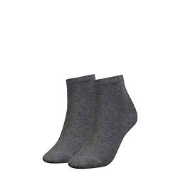 Tommy Hilfiger Damen Short Socken, Grau, 39/42 (2er Pack) von Tommy Hilfiger