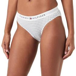Tommy Hilfiger Damen Slip Print Slip Bikini Form, Weiß (Ctb Grid Check Ivory), S von Tommy Hilfiger