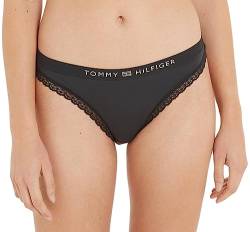 Tommy Hilfiger Damen Slip Unterwäsche, Schwarz (Black), L von Tommy Hilfiger