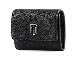 Tommy Hilfiger Damen Th Element Cc Halter mit Reißverschluss Reisezubehör-Bi-Fold-Brieftasche, Schwarz,13.70 cm x 10.50 cm x 3.60 cm von Tommy Hilfiger