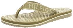 Tommy Hilfiger Damen Tommy Shiny Webbing Beach Sandal Flipflop, Woodridge, 36 EU von Tommy Hilfiger