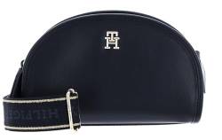 Tommy Hilfiger Damen Umhängetasche Monotype Half Moon Camera Bag Klein, Blau (Space Blue), Einheitsgröße von Tommy Hilfiger