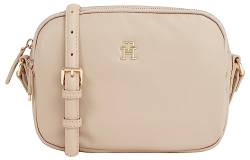 Tommy Hilfiger Damen Umhängetasche Poppy Plus Crossover Mittelgroß, Beige (Merino), Onesize von Tommy Hilfiger