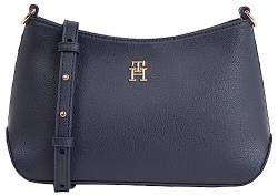 Tommy Hilfiger Damen Umhängetasche Staple Crossover Mittelgroß, Blau (Space Blue), Onesize von Tommy Hilfiger