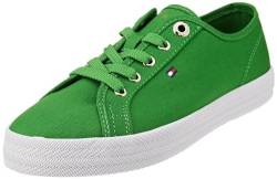 Tommy Hilfiger Damen Vulcanized Sneaker Essential Vulcanized Schuhe, Grün (Galvanic Green), 41 EU von Tommy Hilfiger