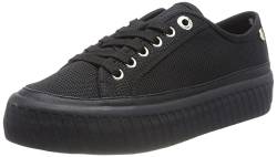 Tommy Hilfiger Damen Vulcanized Sneaker Schuhe, Schwarz (Black), 40 EU von Tommy Hilfiger