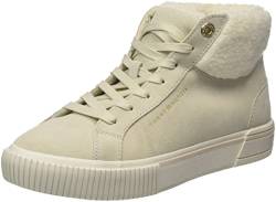 Tommy Hilfiger Damen Warmlined HIGH FW0FW06756 Vulkanisierte Sneaker, Beige (Classic Beige), 39 EU von Tommy Hilfiger