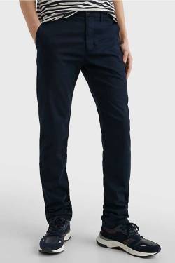 Tommy Hilfiger Denton Fitted Straight Chino dunkelblau, Einfarbig von Tommy Hilfiger