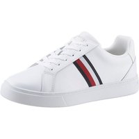 Tommy Hilfiger ESSENTIAL COURT SNEAKER STRIPES Plateausneaker mit typischen Tommy Streifen, Freizeitschuh, Halbschuh, Schnürschuh von Tommy Hilfiger