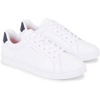 Tommy Hilfiger ESSENTIAL CUPSOLE SNEAKER Sneaker mit Kontrastbesatz an der Ferse, Freizeitschuh, Halbschuh, Schnürschuh von Tommy Hilfiger