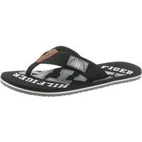 Tommy Hilfiger ESSENTIAL TH BEACH SANDAL Zehentrenner, Sommerschuh, Schlappen, Poolslides, Badeschuh, mit Logo Print von Tommy Hilfiger