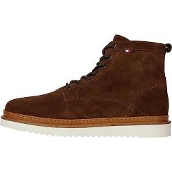 Tommy Hilfiger HILFIGER CLEATED SUEDE BOOT, braun(brown), Gr. 44 von Tommy Hilfiger